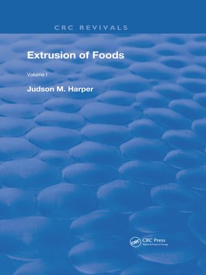 cover image of Extrusion of Foods